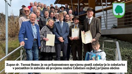 Zahvalni sprejem čebelarjev 11. 3.